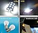 Motorus93 10 X 1157 BAY15D 5050 27-SMD 1157A 7528 2057 2357 LED HID White Turn Signal Parking Light