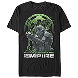 Star Wars Men's Rogue One Defend Graphic T-Shirt, Black, 4XL