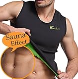 Men's Slimming Body Shaper Sauna Undershirt Vest Neoprene Black XL By Tooklanet
