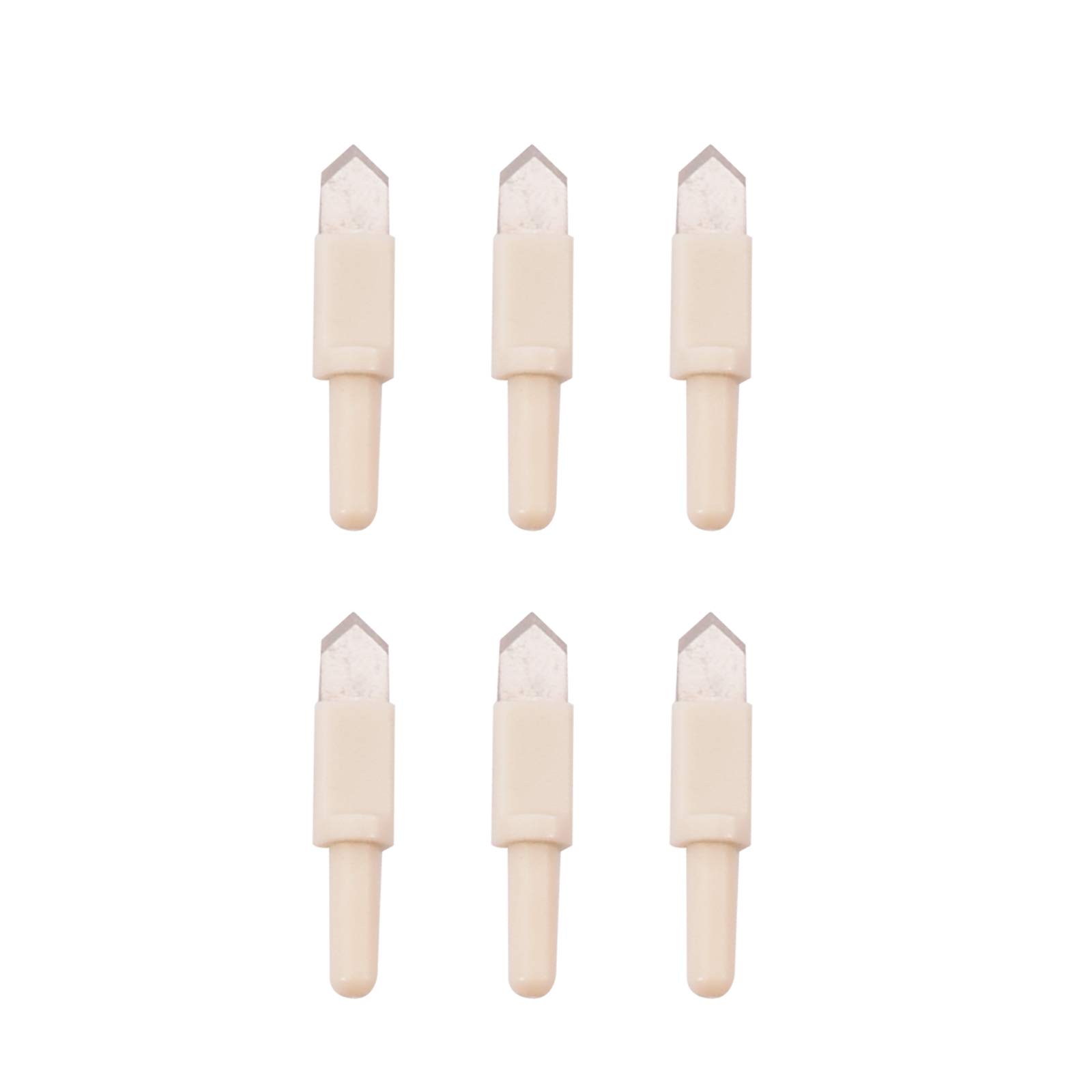 Vaessen Creative Spare Blades Cutter, Set of 6, Cut Circles Quickly and Easily in Many Materials, for Papercraft, Scrapbook and Card Making Projects, One Size, Weiss