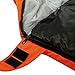 Mummy Sleeping Bag with Compression Sack,20 Degrees ℉,Portable and Lightweight for 3-4 Season Camping, Hiking,Waterproof, Traveling, Backpacking and Outdoor (Dark Grey & Red / Left Zipper, Mummy)