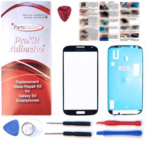 S4 ProKit for Samsung Galaxy S4 black mist Replacement Screen Glass Lens repair Kit S4 IV i9500 s4 prokit adhesive