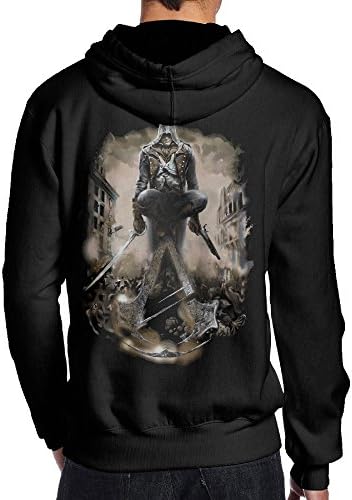 Men's Back Printing The Assassin Assassins Creed Game Hoodie