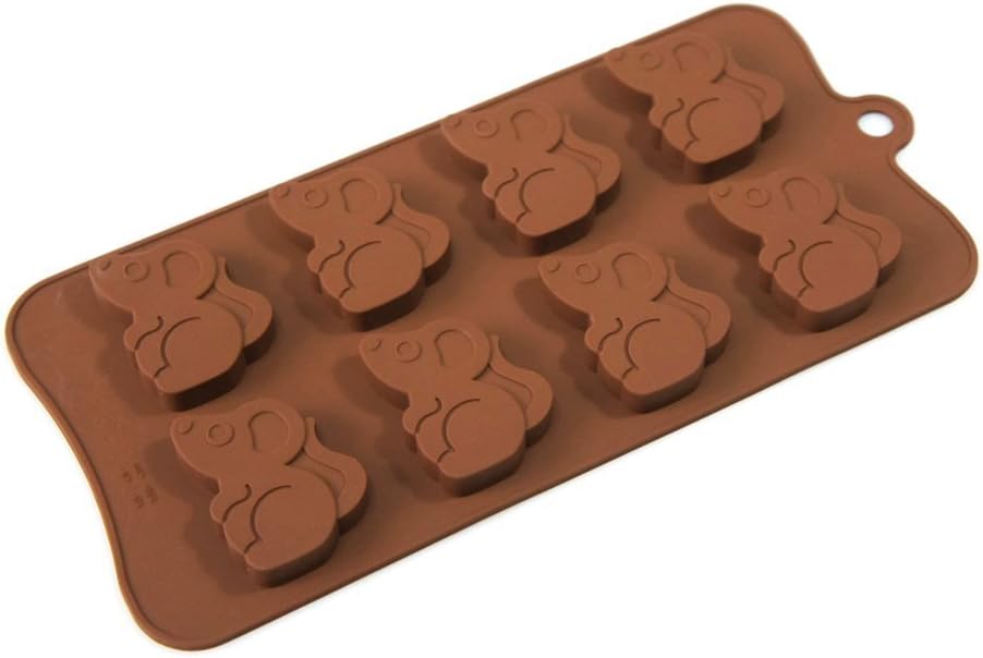 Animal Themed Silicone Chocolate Moulds (Large Mouse) Amazon.co.uk