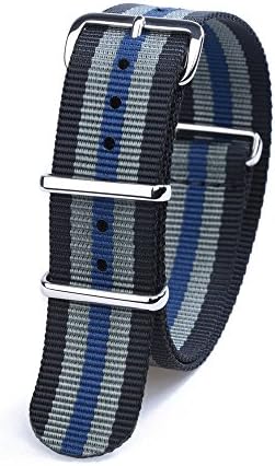 Watch Bands NATO Straps Ballistic Nylon Strap with Stainless Steel Buckle