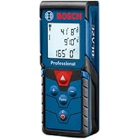 Bosch Blaze Pro Glm165-40 165Ft Laser Distance Measure with Color Backlit Display