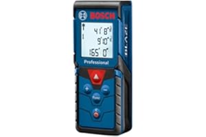 Bosch Blaze Pro Glm165-40 165Ft Laser Distance Measure with Color Backlit Display
