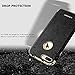 LOHASIC for iPhone 7 Plus Case, Premium Leather Soft Bumper Cover Non Slip Protective Shockproof Anti-Scratch Cases Compatible with iPhone 7 Plus - [Black, 5.5