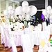 58 Pieces White Balloons 12 inch 18 inch 36 inch White Latex Round Balloons with 65 Feet Long Artificial Vines for Baby Shower Wedding Birthday Party Decorations
