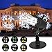 Christmas Projector Lights Outdoor 6 Switchable Pattern Displays Projector Show Waterproof Rotating Projection Light for Decoration Lighting on Christmas Holiday Party Home