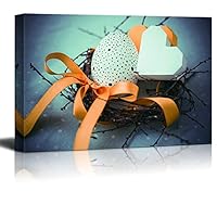 Canvas Wall Art Easter Day Theme Canvas Prints Home Artwork Decoration for Living Room Bedroom - 12x18 inches