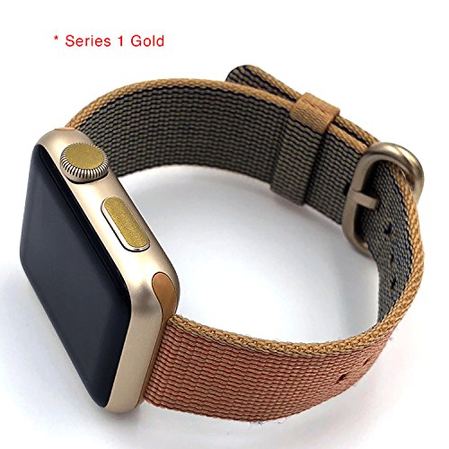 DotCrown Crown dot sticker vinyl cover, set of 8 Metallic Gold dots for all Apple Watch plus x2 matching side buttons