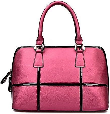 YANXI Womens Tide Minimalist Pearl Leather Handbag Shoulder Bag Leather Handbag Pearl (Pink)