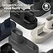 elago 3 in 1 Charging Station Compatible with Apple Watch Series 11/10/9/8/7/6/5/4/3/2/1/SE3/SE2/SE1, Apple AirPods Pro 2/1, AirPods 3/2/1 and All iPhone Models [Original Cables Required]