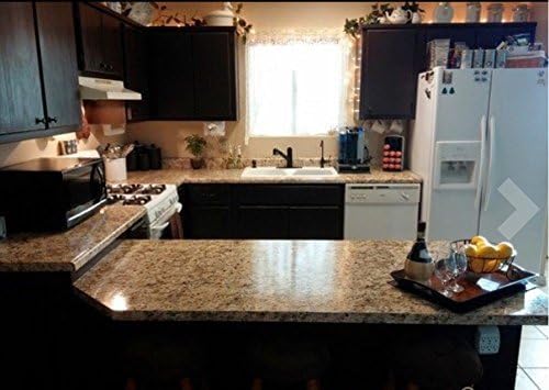 Instant Granite Counter Top Cover Venecia Gold / Santa Cecilia 36 x 72 by Instant Granite