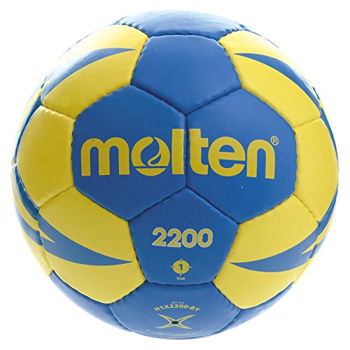 Molten Unisex's Handball Ball H3X2200-BY, Blue/Yellow, 1 - Thumbnail 2