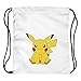 OLSS-Original Shoulder Bag Pumping Rope Backpack Pokemon Go! Pattern Printed Bundle Mouth Single Pocket Shoulder Bag (Yellow)