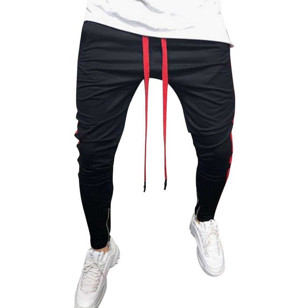 baggy sweatpants with elastic ankles