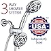AquaDance High Pressure 3-way Twin Shower Combo Lets You Enjoy Two 4.15