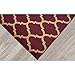 Machine Washable Moroccan Trellis Design Jute Back 5x7 Modern Indoor Area Rug for Living Room, Bedroom, Dining Room, Office, 5'3
