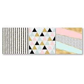 3 Piece Canvas Wall Art-The Magic of Minimalism-Canvas Prints Home Artwork Decoration for Living Room,Bedroom - 12"x12"x3 Panels