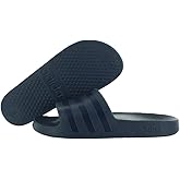 adidas Unisex Adilette Aqua Slide Sandal, Preloved Ink/Dark Blue/Preloved Ink, Mens 8