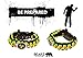 Zombie Paracord Bracelet - Biohazard (Survival Kit Series) Emergency Gear for Hiking, Camping, Climbing and other Outdoor Sports or Just Fun (Fire Starter and Safety Whistle)