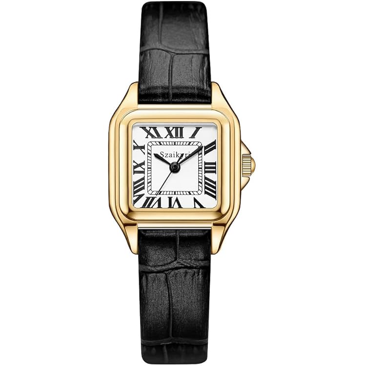 urban outfitters 時計 VXFAIZY Rectangular Watch for Women with Vintage Roman