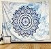 Heopapin Mandala Tapestry Hippie Bohemian Flower Psychedelic Indian Dorm Decor for Living Room Bedroom