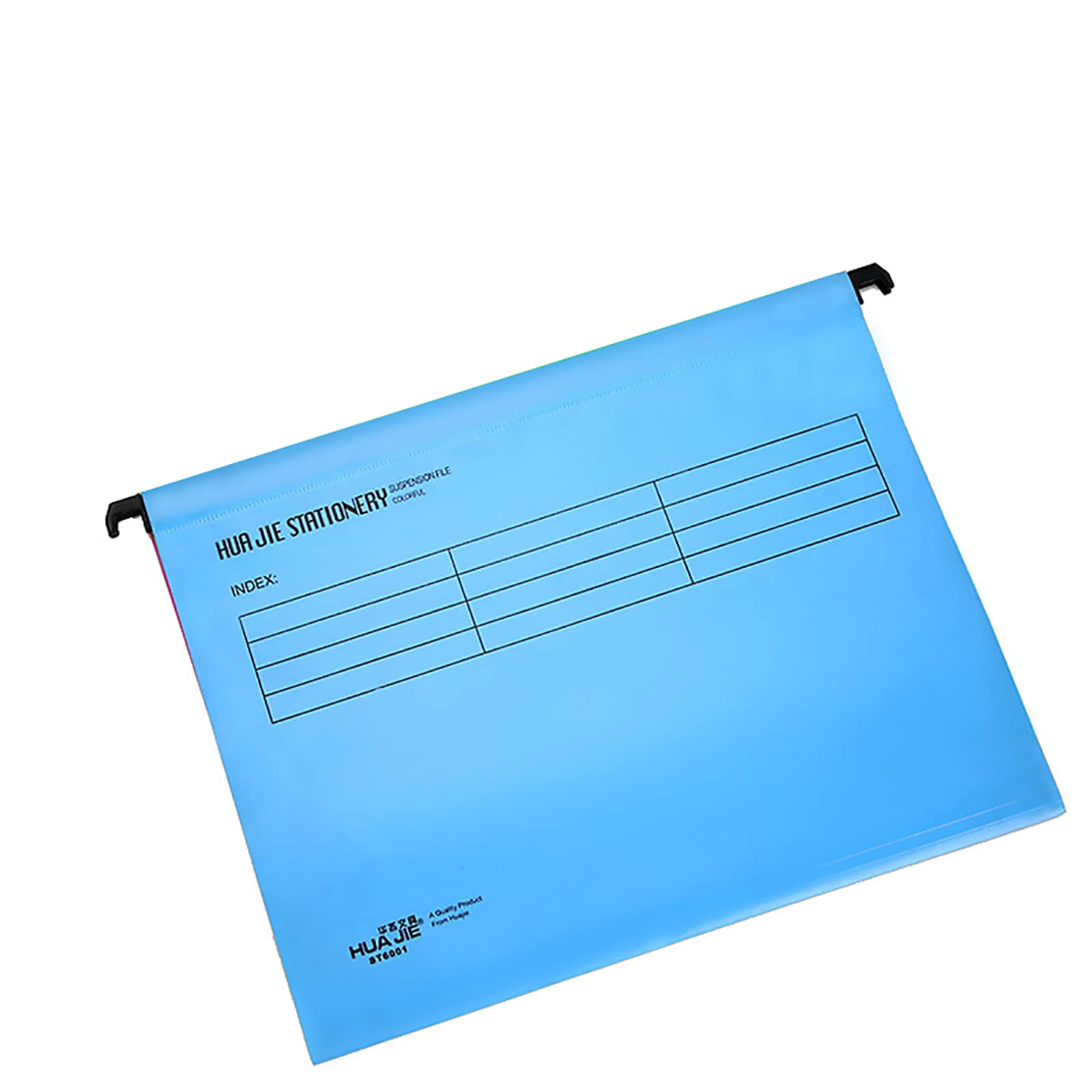 WANGCL Pack of 12 A4 Suspension Files with Tabs and Card Inserts for Filing Cabinets, Polypropylene A4 Hanging Filing Storage Folders Interior Folders (Blue)