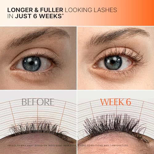 lilyeve GROWTURN Eyelash Growth Serum, Korean Lash Enhancing Serum for Longer Natural Lashes, 2-in-1 Dual Lash Serum for Day & Night Care, Prostaglandin Free with Biotin & Exosome, 0.27 fl. oz.