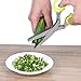 Oumai 5 Blade Herb Scissors with Cleaning Brush,Multipurpose Stainless Steel Time-Saving and Convenient Kitchen Shears