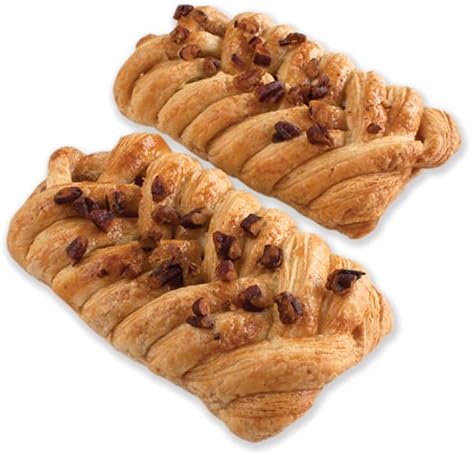 Glazed Maple & Pecan Plait , 2 pastries