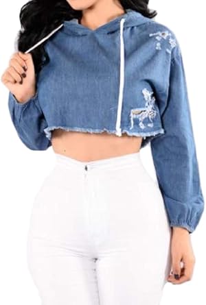 crop top hoodie jacket