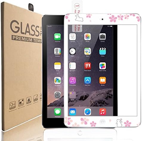 PROTOP Design Screen Protector for iPad Air, iPad Air 2, iPad Pro 9.7 Tempered Glass Screen Protector with [Anti Scratch] [Anti Fingerprint] [Bubble Free] High HD-Clear Definition ( #12 Rabit )