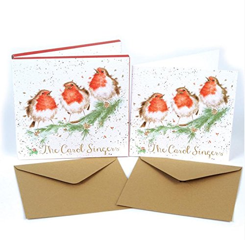 Wrendale Designs by Hannah Dale - The Carol Singers - Christmas Card Box Set - Pack of 8 โ image 1