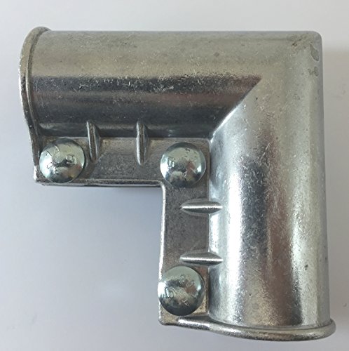 Chain Link Fence Gate Corner - 1-3/8" Gate Corner for Chain Link Gates - Gate Corner Includes Bolts for Easy Installation on Gate