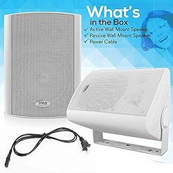 Wall Mount Home Speaker System - Active Passive