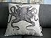 decorbox Cotton Linen Square Throw Pillow Case Decorative Cushion Cover Pillowcase for Sofa Octopus 18