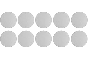 HOSIFIY 10Pcs Aluminum Disc, Diameter 1.18" (30mm) Thickness 0.06"(1.5mm) Round Aluminum Plate, 6061 Aluminum Circle Plates for Crafting, lndustry