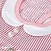 Blueberry Pet Wonderland Floral Sleeveless Dog Dress in Pink Stripe with Peter Pan Collar, Back Length 12