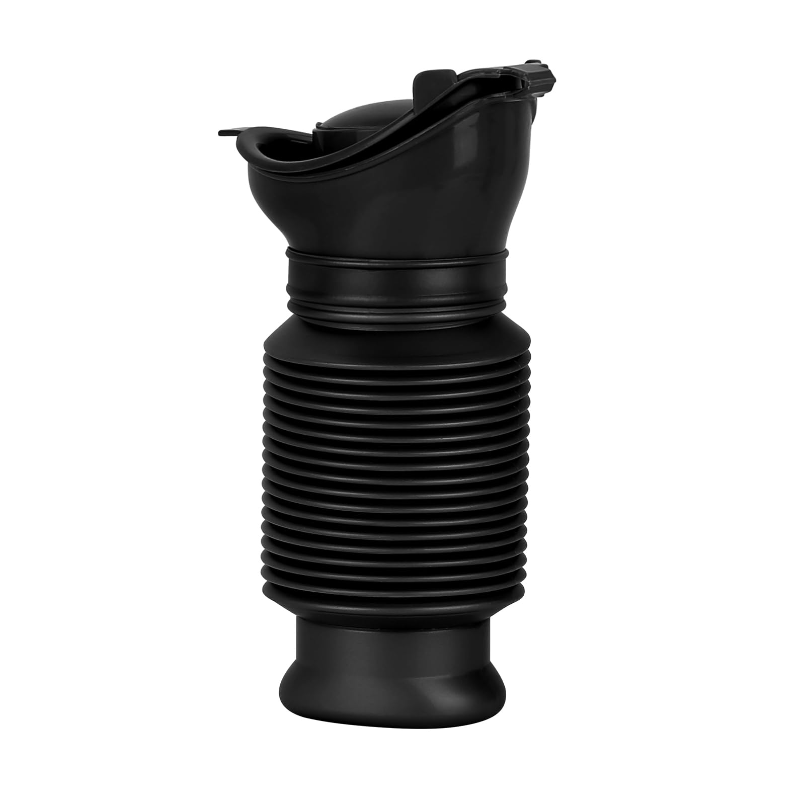 Photo 1 of Portable Travel Urinal, Collapsible Urinals for Men and Women, Reusable Kids Potty, Personal Pee Bottle for Outdoor Camping, Long Road Trip and in Traffic, Black