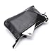 SCIEN Women Small Leather Crossbody Purse Zipper Clutch Wallet Cell Phone Bags, Black