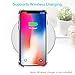 Comsoon iPhone X Case, [Supports Wireless Charging] [Shock Absorption] Clear Soft TPU Bumper Slim Protective Case Cover with Camera Drop Protection for Apple iPhone X / iPhone 10 (2017)