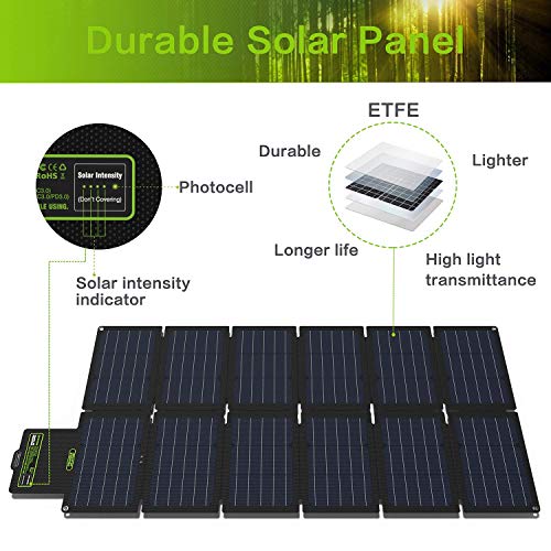 Topsolar SolarFairy 100W Portable Foldable Solar Panel Charger Kit 18V