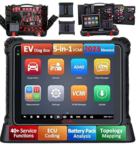 Autel Scanner MaxiSys Ultra EV Car OBD2 Scanner with EVDiag Box VCMI ...