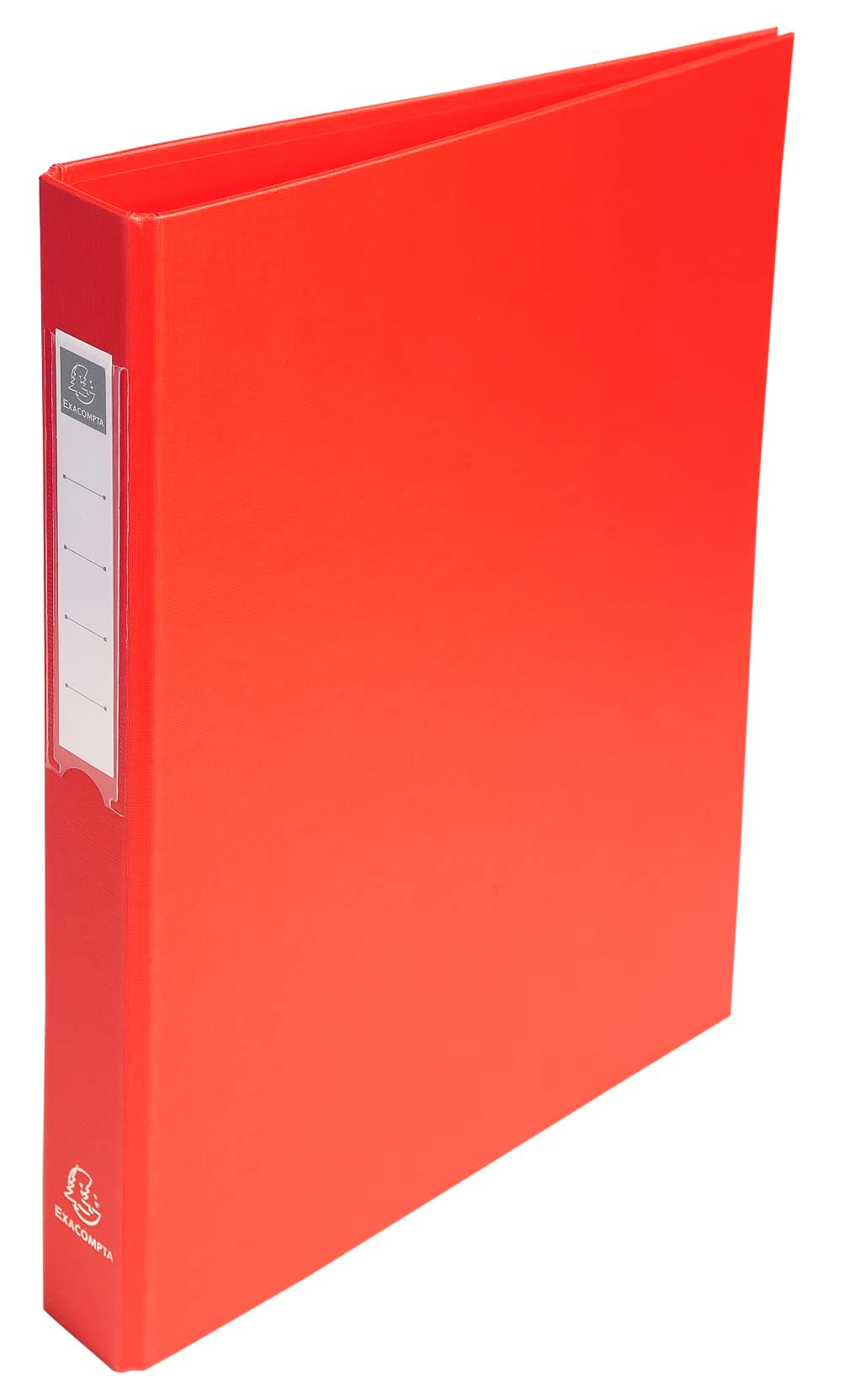 Exacompta - Ref 51385E - PP-Covered Ring Binder - Suitable for Storing A4 Documents, 4 Rings, 40mm Spine, Holds Up To 400 Sheets, Sturdy Cardboard - Red — image 1