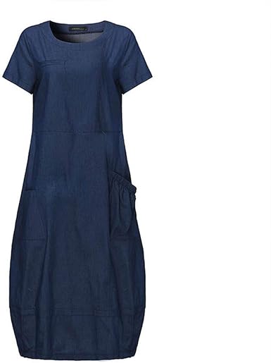 plus size denim maxi dress
