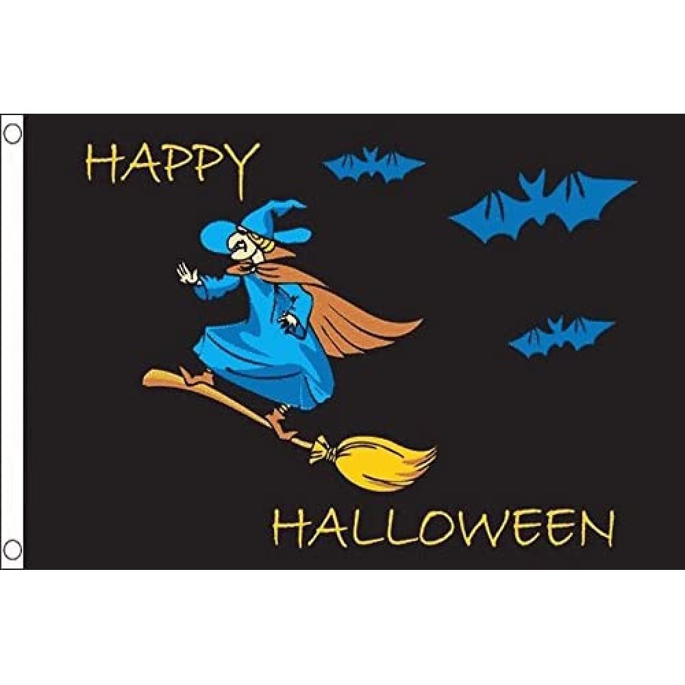 AZ FLAG - Halloween Witch Flag - 3x5 Ft - 100D Polyester Halloween Banner with Two Metal Grommets - Fade Resistant - Vivid Colors - 3' x 5' Feet - 150x90 Cm