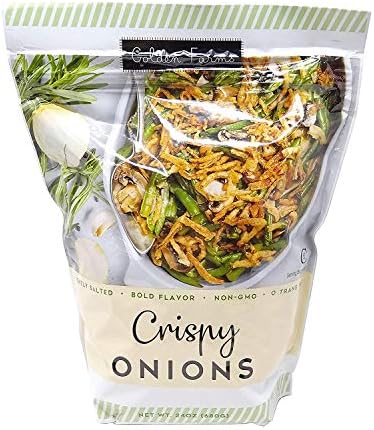 Golden Farms Crispy Fried Onions, Non-GMO, Kosher, (1-Pack)